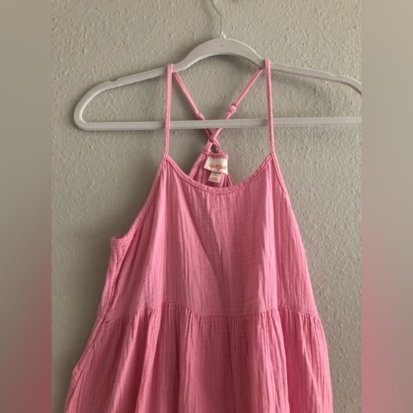 Cat & Jack pink soft cotton dress sz 10/12 - Picture 5 of 5
